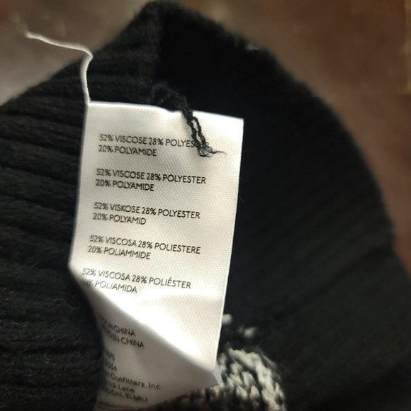 Anthropologie Maeve Womens XL Sweater 2Pc Black and White Tank and Shrug - Picture 12 of 16